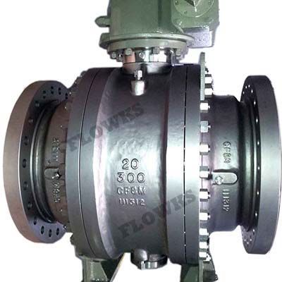 20-300Lb trunnion ball valve