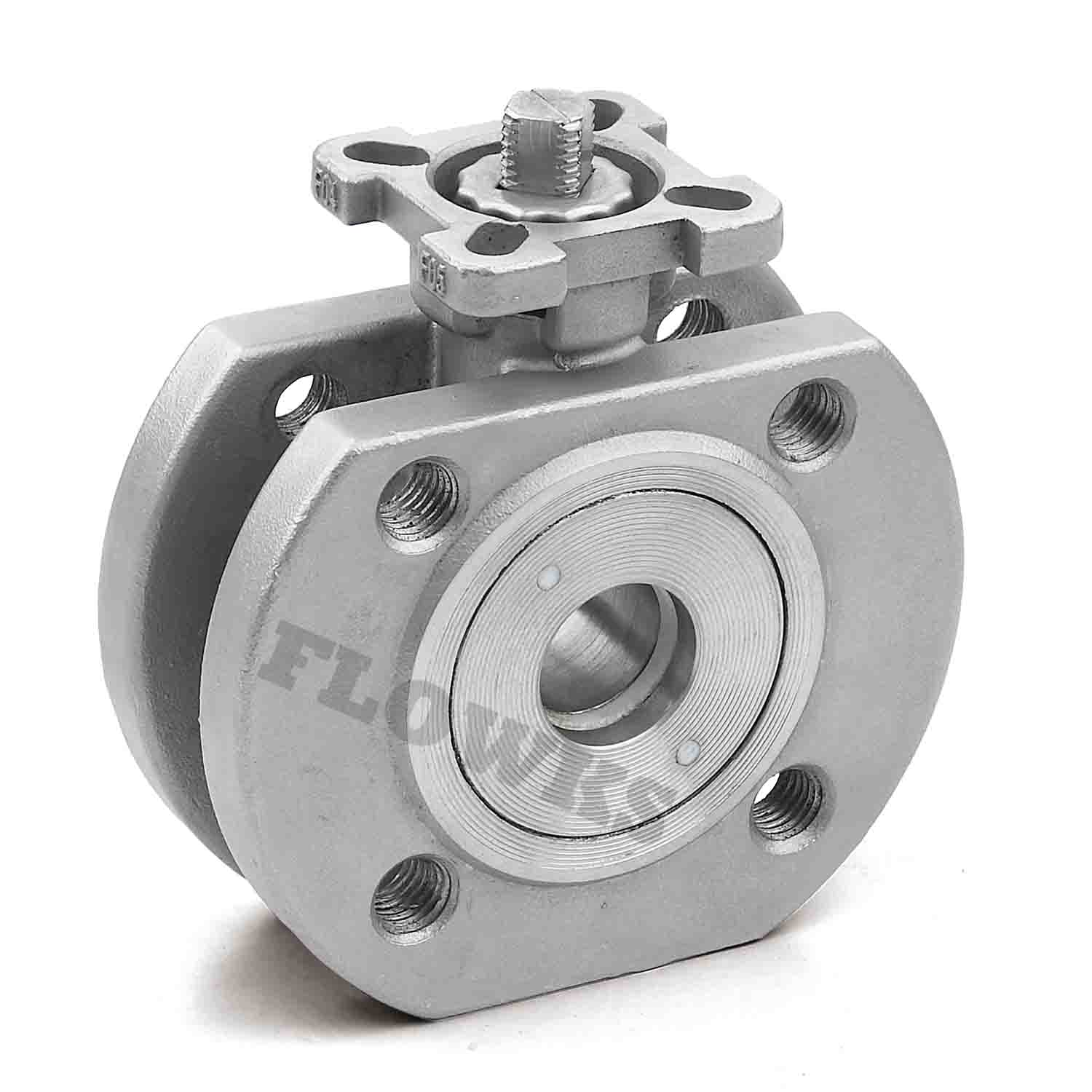 Wafer Ball Valve with ISO Mounting Pad