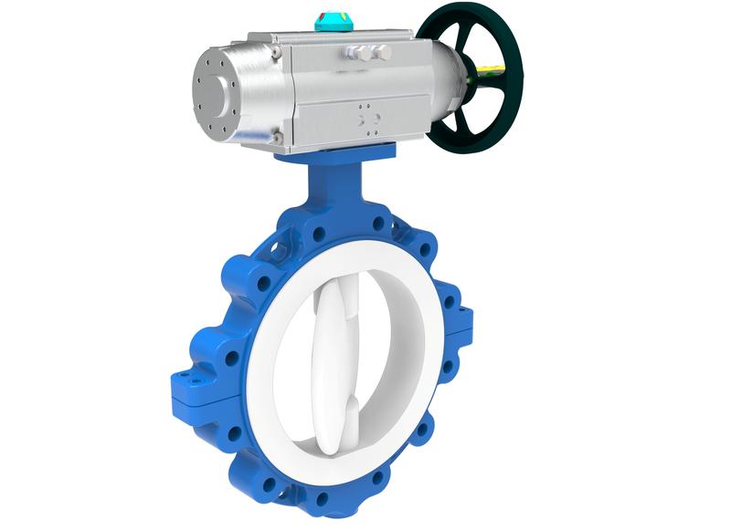 Fluorine-Lined Valves